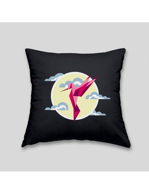 Hummingbird cushion